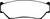 EBC DP6979 Greenstuff 6000 Elite Front Brake Pads, Chevrolet Tracker 1.6 (4 Door) 1998-2000