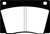 EBC DP2108 Greenstuff 2000 Front Brake Pads, Ac 428 7.0 1967-1974