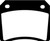EBC 67-74 Ac 428 7.0 Redstuff Rear Brake Pads