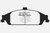 EBC DP41243R Yellowstuff Front Brake Pads, Chevrolet Malibu 2.4 1998-2001