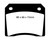 EBC DP4101R Yellowstuff Rear Brake Pads, Ac 428 7.0 1967-1974