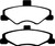 EBC DP21323 Greenstuff 2000 Rear Brake Pads, Chevrolet Camaro (4th Gen) 3.8 1998-2002