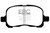 EBC DP41195R Yellowstuff Front Brake Pads, Chevrolet Prism 1.8 1998-2002