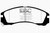 EBC 98-02 Dodge B150 B1500 Cargo 1500 Van 1/2 Ton Ultimax2 Rear Brake Pads