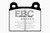 EBC 70-75 Alfa Romeo Montreal 2.6 Redstuff Front Brake Pads