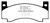EBC DP41176R Yellowstuff Front Brake Pads, Amc Ambassador 4.2 1971-1972