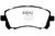 EBC DP21134 Greenstuff 2000 Front Brake Pads, Subaru Forester 2.5 1998-2002