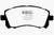 EBC DP21134 Greenstuff 2000 Front Brake Pads, Subaru Forester 2.5 1998-2002