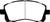 EBC 98-02 Subaru Forester 2.5 Redstuff Front Brake Pads