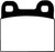 EBC DP2105 Greenstuff 2000 Front Brake Pads, Volkswagen Beetle 1.3 (1300) 1971-1979