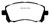 EBC DP41134R Yellowstuff Front Brake Pads, Subaru Forester 2.5 1998-2002