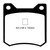 EBC 72-84 De Tomaso Pantera 5.7 GTS Redstuff Rear Brake Pads