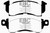 EBC DP21145 Greenstuff 2000 Front Brake Pads, Buick Apollo 4.1 1973-1974