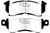 EBC DP41145R Yellowstuff Front Brake Pads, Buick Apollo 4.1 1973-1974