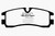 EBC DP21621/2 Greenstuff 2000 Rear Brake Pads, Cadillac Seville 4.6 1998-2004