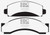 EBC DP41241R Yellowstuff Front Brake Pads, Chevrolet C30 (JB8) 1974-1980