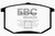 EBC 75-80 Lotus Esprit 2.0 Redstuff Rear Brake Pads
