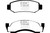EBC DP61261 Greenstuff 6000 Elite Front Brake Pads, Ford Bronco 3.3 1976-1977