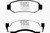EBC DP61261 Greenstuff 6000 Elite Front Brake Pads, Ford Bronco 3.3 1976-1977