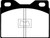 EBC 76-85 Porsche 924 2.0 Redstuff Front Brake Pads