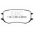 EBC Racing Porsche 991 GT3 Cup MR (w/PFC Brakes) SR-11 Sintered Race Rear Brake Pads