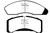 EBC DP41151R Yellowstuff Front Brake Pads, Ford Fairmont 2.3 1978-1983