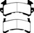 EBC 79-85 Buick Riviera (Fwd) 3.8 Turbo Ultimax2 Rear Brake Pads