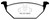 EBC DP31117C Redstuff Ceramic Front Brake Pads, Volkswagen Beetle 2.0 1998-1999