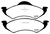 EBC DP41275R Yellowstuff Front Brake Pads, Dodge Dakota 2WD 2.5 1999