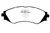 EBC DP31209C Redstuff Ceramic Front Brake Pads, Daewoo Leganza 2.2 1999+