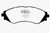 EBC 99+ Daewoo Leganza 2.2 Redstuff Front Brake Pads