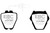 EBC 99-01 Audi A6 Quattro 2.7 Twin Turbo Sedan (8 Pad Set) Redstuff Front Brake Pads