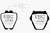 EBC DP41348R Yellowstuff Front Brake Pads, Audi A6 Quattro 2.7 Twin Turbo Sedan (8 Pad Set) 1999-2001