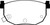 EBC DP4528R Yellowstuff Rear Brake Pads, Nissan 240SX/Silvia S13/S14/S15 1988-2002