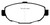 EBC 99-01 Lexus SC300 3.0 Redstuff Front Brake Pads
