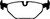 EBC DP21405 Greenstuff 2000 Rear Brake Pads, Saab 9-5 2.3 Turbo (Aero) 1999-2001