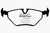 EBC DP41289R Yellowstuff Rear Brake Pads, BMW Z3 2.5 1999-2002