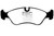 EBC DP2760 Greenstuff 2000 Front Brake Pads, Daewoo Lanos 1.6 Chassis -447433 1999-2002