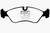 EBC DP4760R Yellowstuff Front Brake Pads, Daewoo Lanos 1.6 Chassis -447433 1999-2002