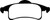 EBC 99-02 Jeep Grand Cherokee 4.0 (ATE) Ultimax2 Rear Brake Pads