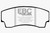 EBC DP4008R Yellowstuff Rear Brake Pads, Noble M12 2.6 Twin Turbo 1999-2002
