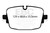EBC 2020+ Audi RS6 4.0TT Rear Bluestuff Brake Pads
