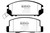 EBC 99-02 Toyota MR2 1.8 Redstuff Rear Brake Pads