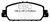 EBC Racing 13-15 Honda Accord Coupe 3.5L Front RP-X Brake Pads