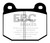 EBC DP51538NDX Bluestuff Rear Brake Pads, Mitsubishi Lancer Evolution 2.0 Turbo 1999-2003