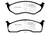EBC DP41623R Yellowstuff Front Brake Pads, Chrysler 300M 3.5 1999-2004