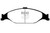 EBC DP51242NDX Bluestuff Front Brake Pads, Ford Mustang 3.8 1999-2004