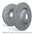 EBC USR7121 USR Slotted 292mm Rear Brake Rotor (Pair), Infiniti G35 3.5 w/o DCS 2002