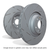 EBC USR7528 USR Slotted 302mm Rear Brake Rotor (Pair), Volvo XC60
