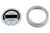 AEM X-Series Tru-BoostX Boost Controller Gauge Accessory Kit - Silver Bezel & White Faceplate